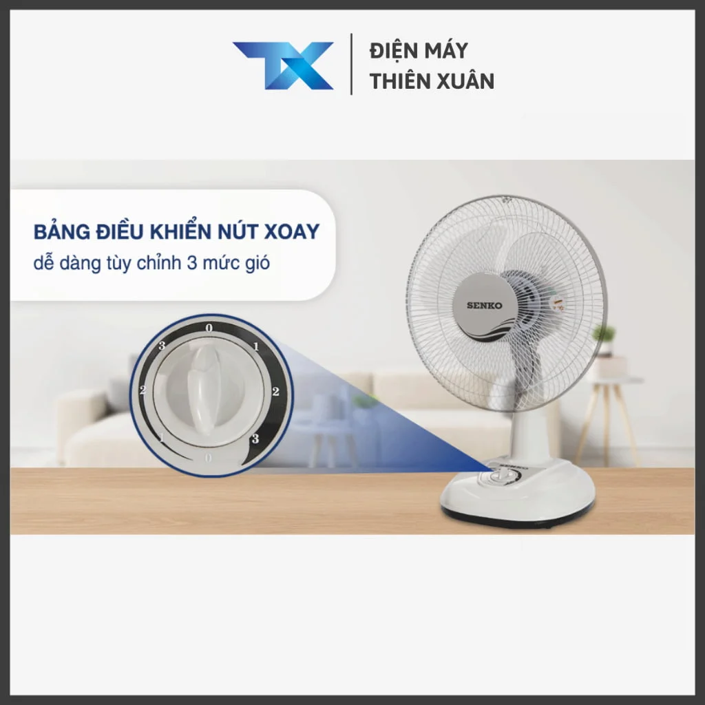 bảng điều khiển quạt bàn b3 senko b1213