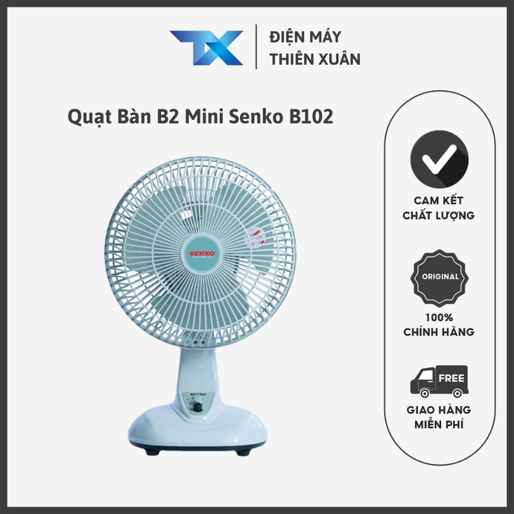 quạt senko mini b2 để bàn b102