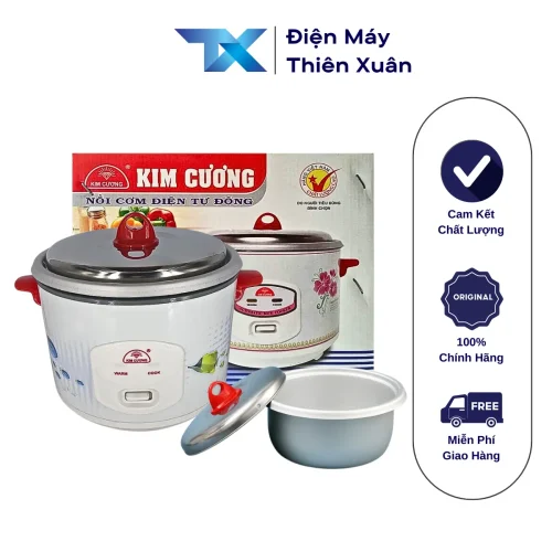 Nồi cơm điện Kim Cương 1.5 lít – nắp rời