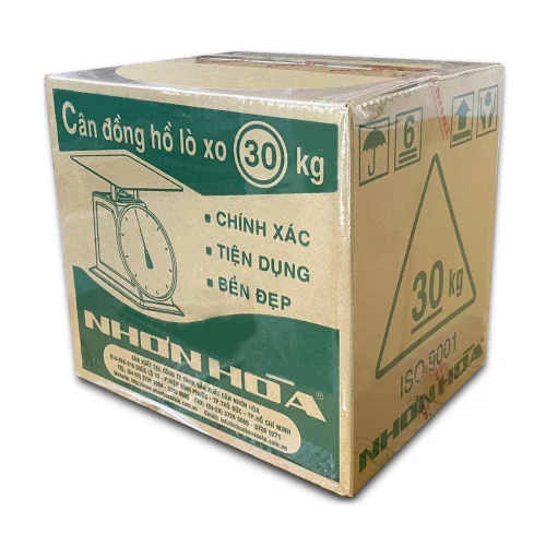Mặt trước thùng cân Nhơn Hòa 30kg