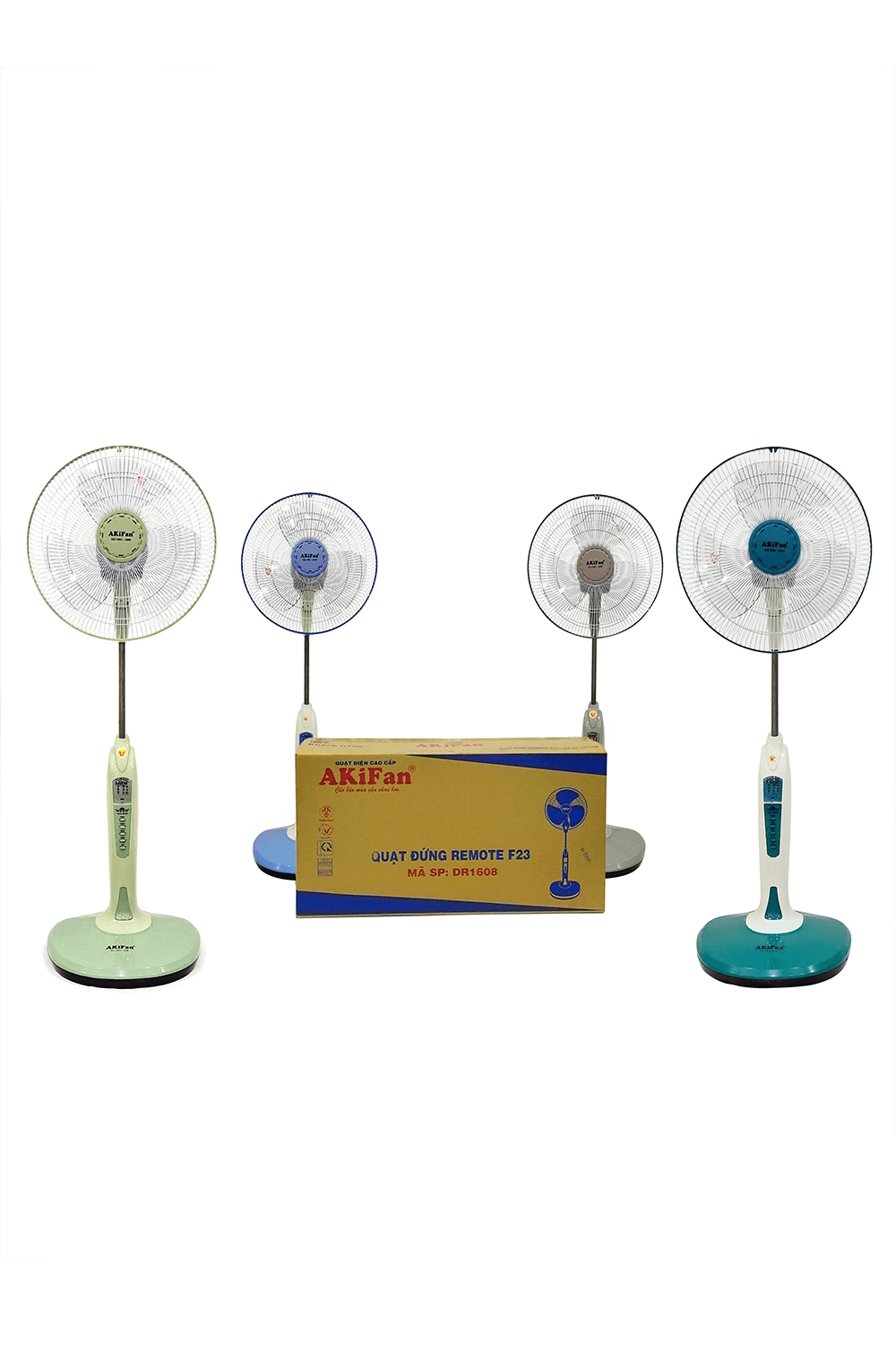 Quạt đứng remote AkiFan DR1608 - điều khiển từ xa - Ảnh 10