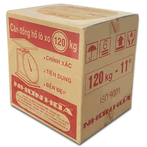 Thùng cân đồng hồ lò xo Nhơn Hòa 120 kg