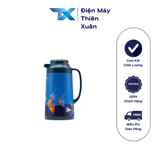 Ấm pha trà Rạng Đông RD-1040TS2 1 lít màu xanh biển