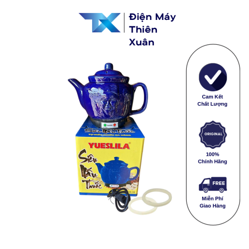 Ấm sắc thuốc Yueslila CK-32 màu xanh