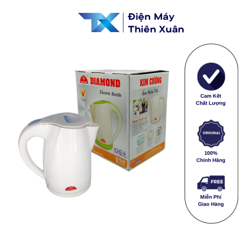 Ấm siêu tốc Kim Cương – 1.8 lít, nhựa cao cấp