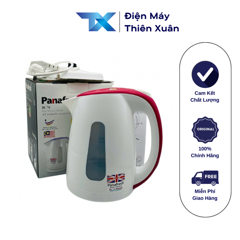 Ấm siêu tốc Panafresh JK-78 - 1.8 lít
