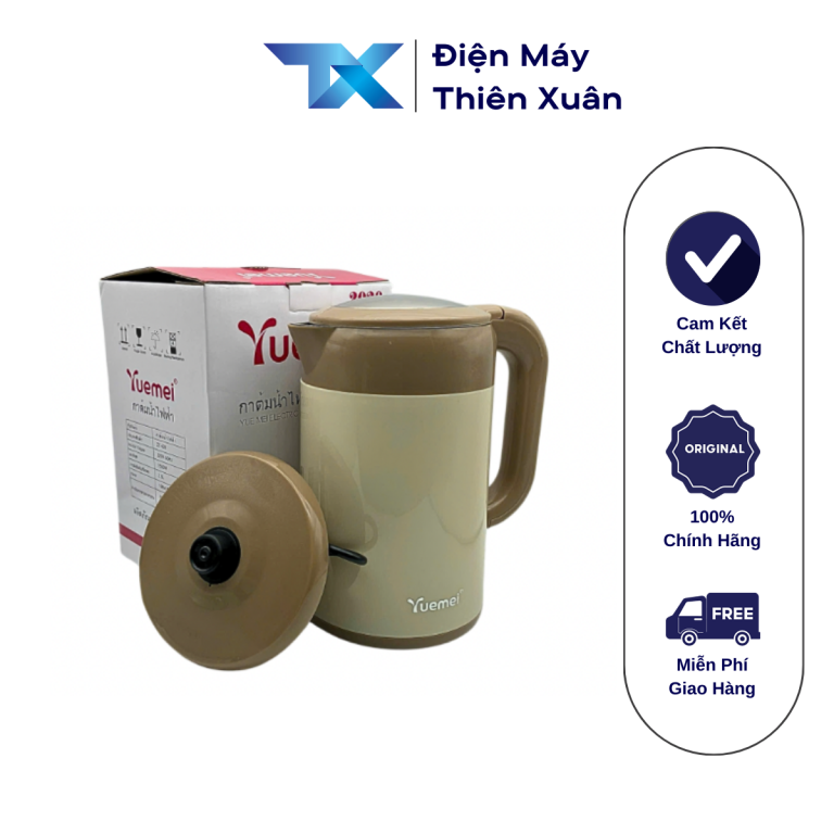 Ấm siêu tốc Yuemei 2.5 lít 1800W