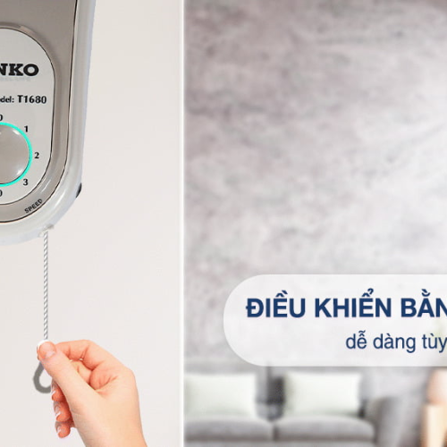 Bảng điều khiển quạt treo tường Senko T1680