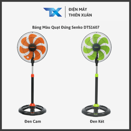 Bảng màu quạt đứng Senko DTS1607