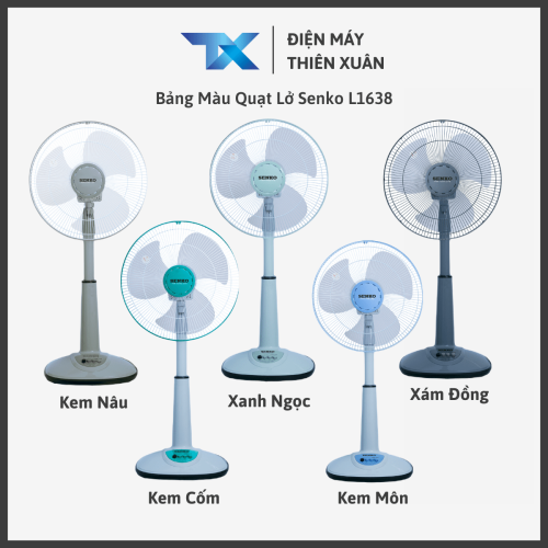 Bảng màu quạt lỡ Senko L1638