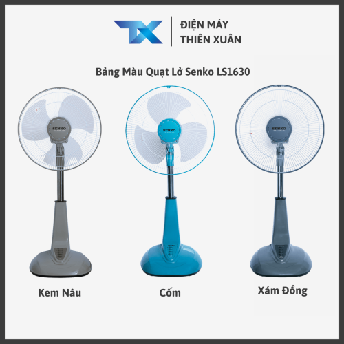 Bảng màu quạt lỡ Senko LS1630