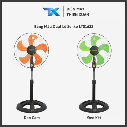 Bảng màu quạt lỡ Senko LTS1632