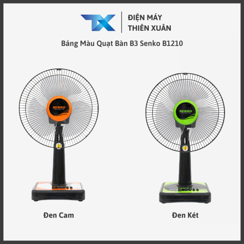 Bảng màu quạt Senko B1210 để bàn