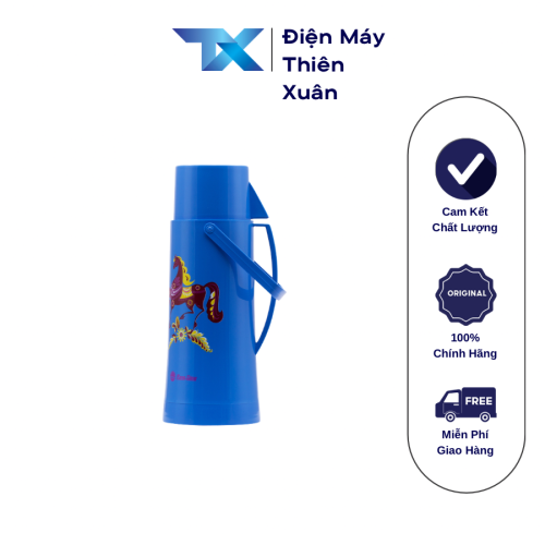 Bình thuỷ Rạng Đông 1 lít RD-1038 N1 màu xanh