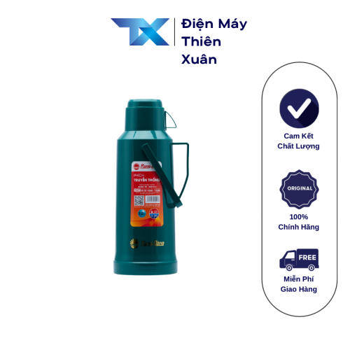 Bình thuỷ Rạng Đông 2 lít N1 RD-2035 màu xanh
