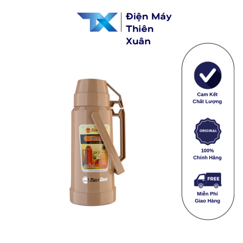 Bình thuỷ Rạng Đông 2 lít RD-2035 màu nâu
