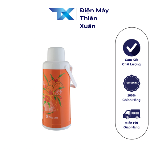 Bình thuỷ Rạng Đông 2 lít RD-2035N3 màu cam