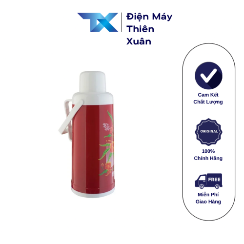 Bình thuỷ Rạng Đông 2 lít RD-2035N3 màu đỏ