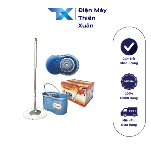 Bộ lau nhà Trần Phát xoay tay 360° TP904