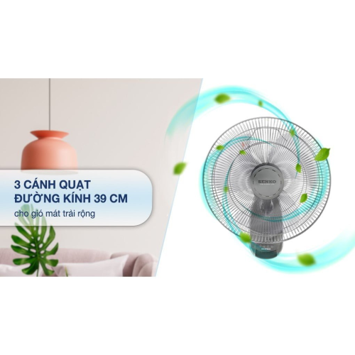 Cánh quạt treo tường Senko có remote