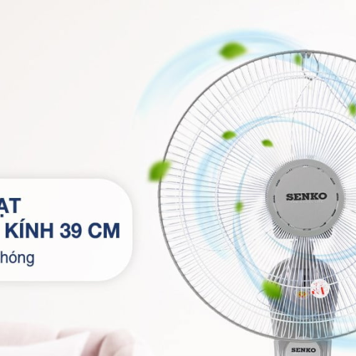 Cánh quạt treo tường Senko T1680 chính hãng
