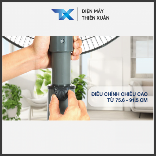Chiều cao quạt lỡ Senko L1638