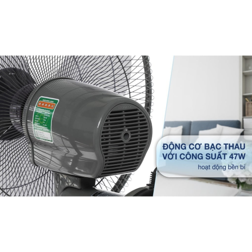 Động cơ quạt treo tường Senko có remote chính hãng