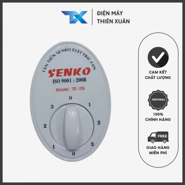 Hộp số quạt trần đảo Senko TD105