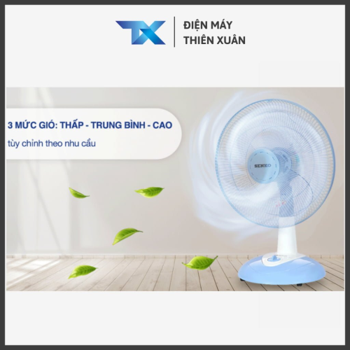 mức gió quạt bàn senko b1616