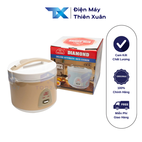 Nồi cơm điện Kim Cương 1.8 lít – nắp gài