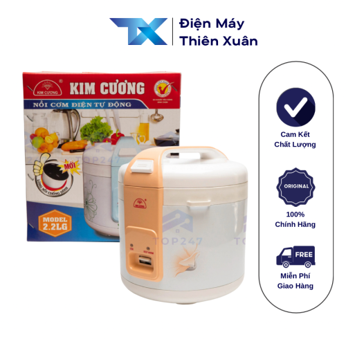 Nồi cơm điện Kim Cương 2.2 lít
