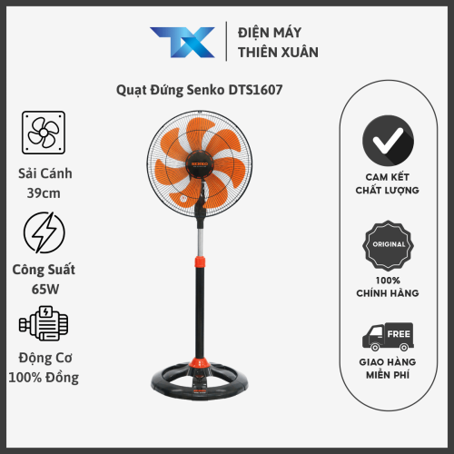 Quạt đứng Senko DTS1607 chính hãng giá tốt