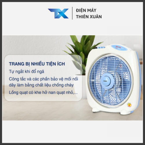 Tiện ích quạt hộp Senko BD1012 tiện lợi, bền đẹp, làm mát hiệu quả