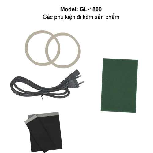 Ấm sắc thuốc Gali 1801x kèm phụ kiện