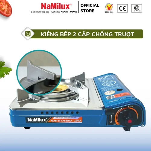 Bếp gas mini NaMilux NH-2911PS kiềng bếp