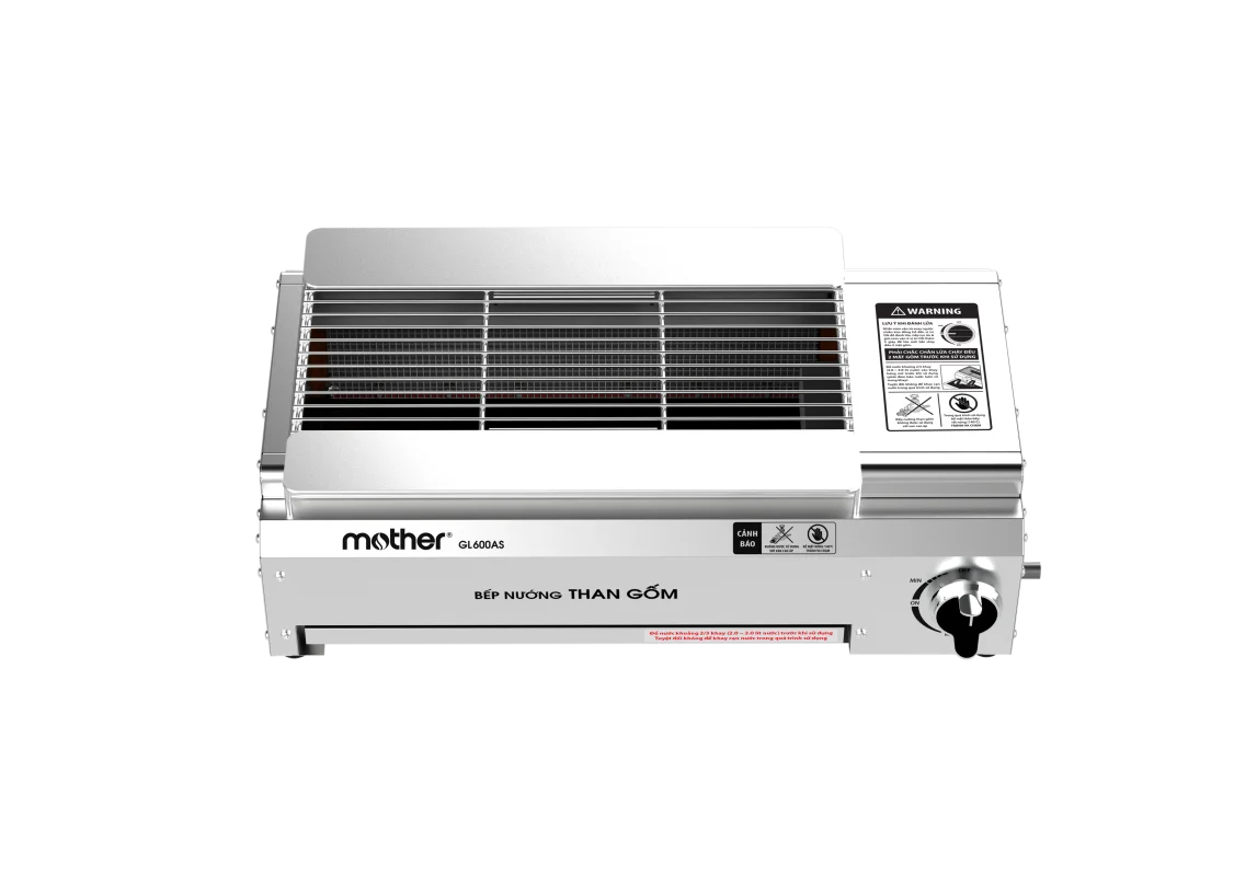 Bếp Nướng Gas NaMilux GL600AS - than gốm