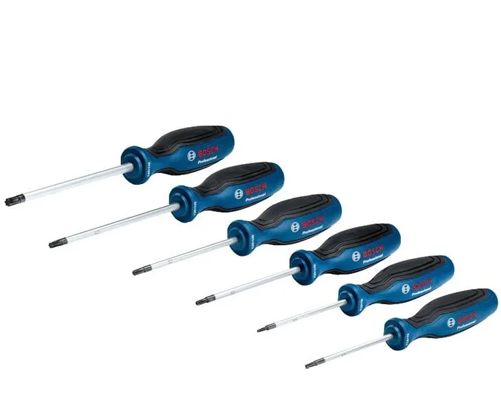 Bộ 6 tua vít đầu SL PH Bosch Professional