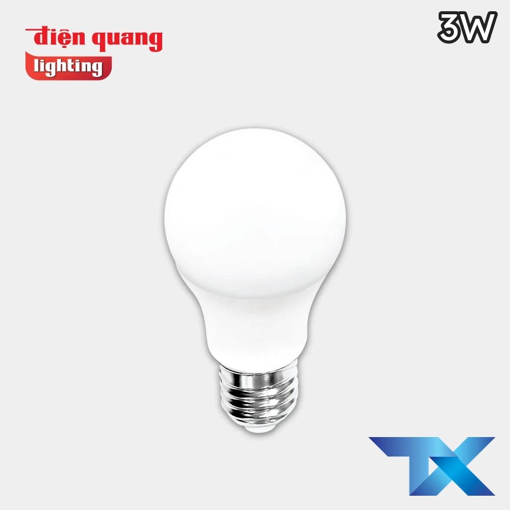 Bóng đèn LED tròn Điện Quang LEDBU11 công suất thấp - màu trắng/vàng