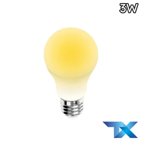Bóng đèn LED tròn Điện Quang LEDBU11 3W màu vàng