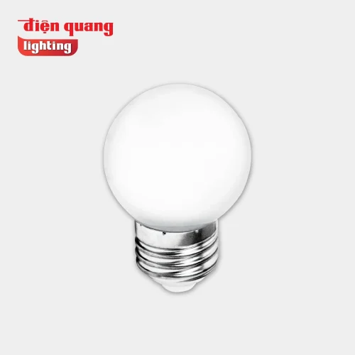 Bóng đèn LED tròn trang trí Điện Quang LEDBU14 1W màu trắng
