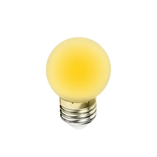 Bóng đèn LED tròn trang trí Điện Quang LEDBU14 1W màu vàng