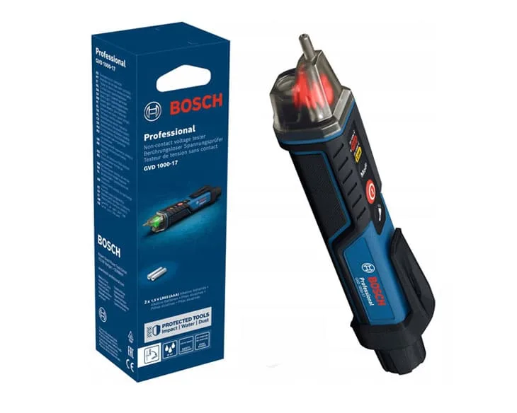 Bút thử điện Bosch GVD 1000-17 kèm hộp đựng