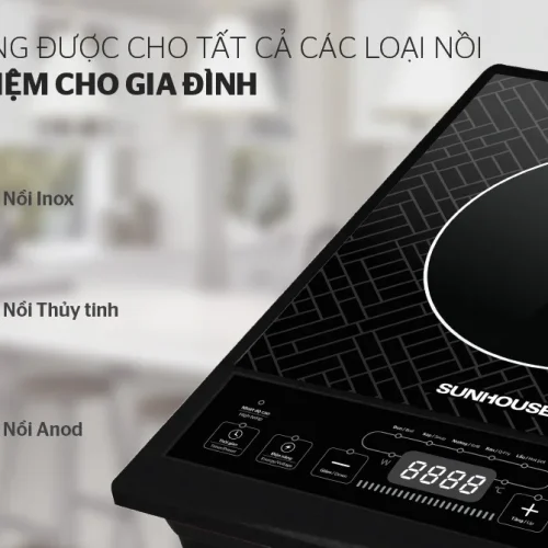 Các loại nồi dùng cho bếp hồng ngoại Sunhouse SHD6011