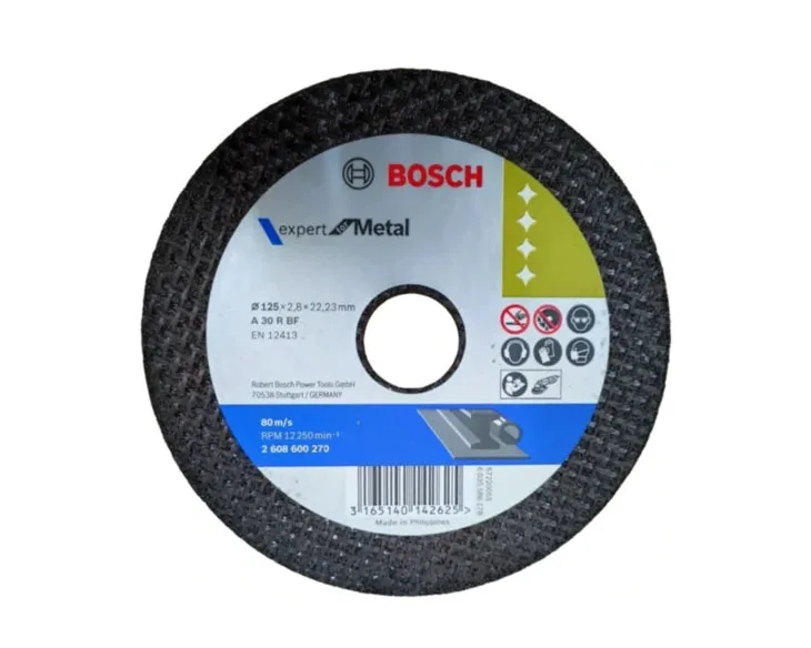 Đá cắt Bosch 125x2.8x22.2mm sắt