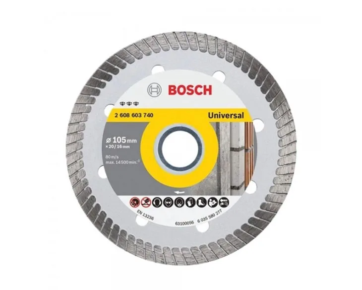 Đĩa cắt kim cương Bosch Turbo 105x20/16mm