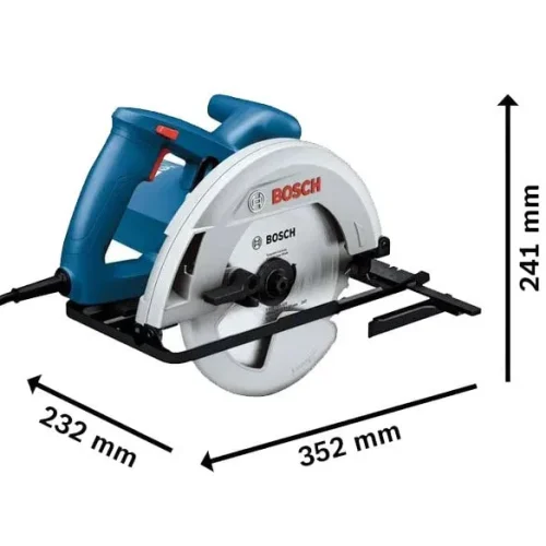 Kích thước máy cưa đĩa Bosch GKS 130