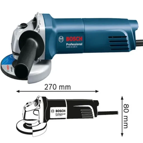 Kích thước máy mài góc Bosch GWS 6-100 S