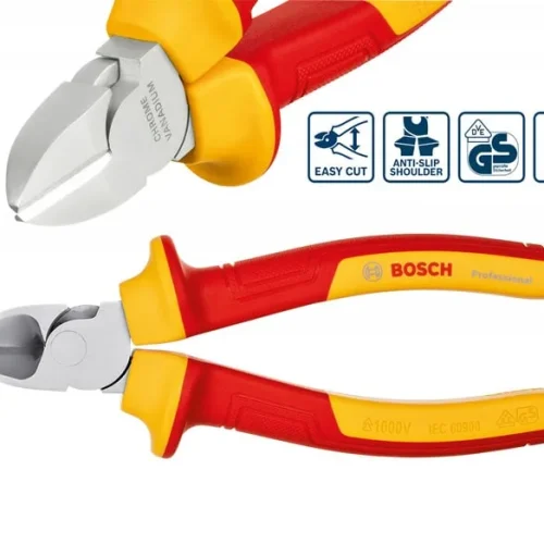 Kìm cắt chéo cách điện Bosch VDE 160mm chi tiết