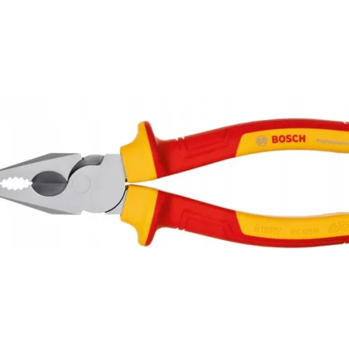 Kìm đầu bằng cách điện Bosch VDE 180mm mặt trước