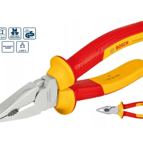 Kìm đầu bằng cách điện Bosch VDE 180mm